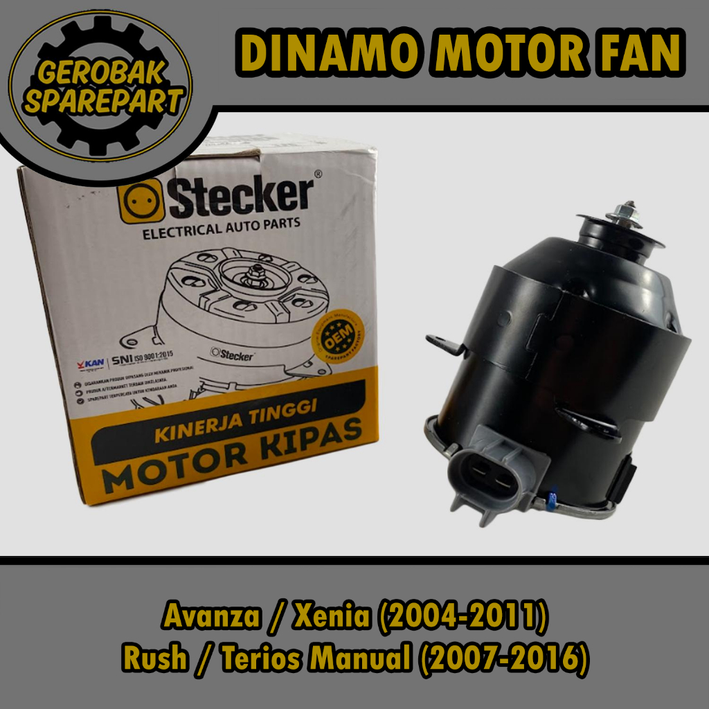 Dinamo Motor Fan Radiator - Avanza Xenia Old (2004-2011) / Rush Terios Old Manual MT (2007-2016) Ste