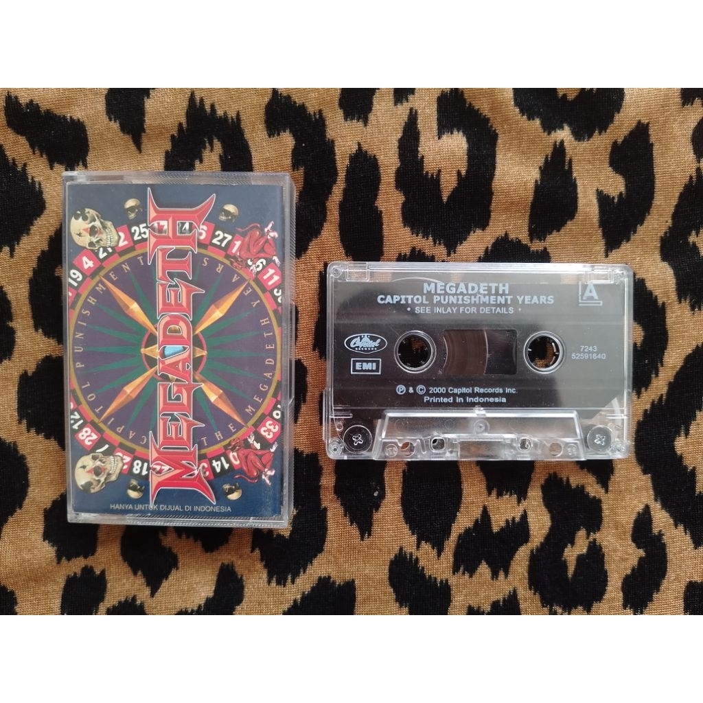 Kaset Pita Megadeth Capitol Punishment: The Megadeth Years