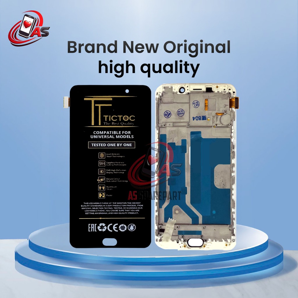 LCD TOUCHSCREEN OPPO R9 PLUS WHITE