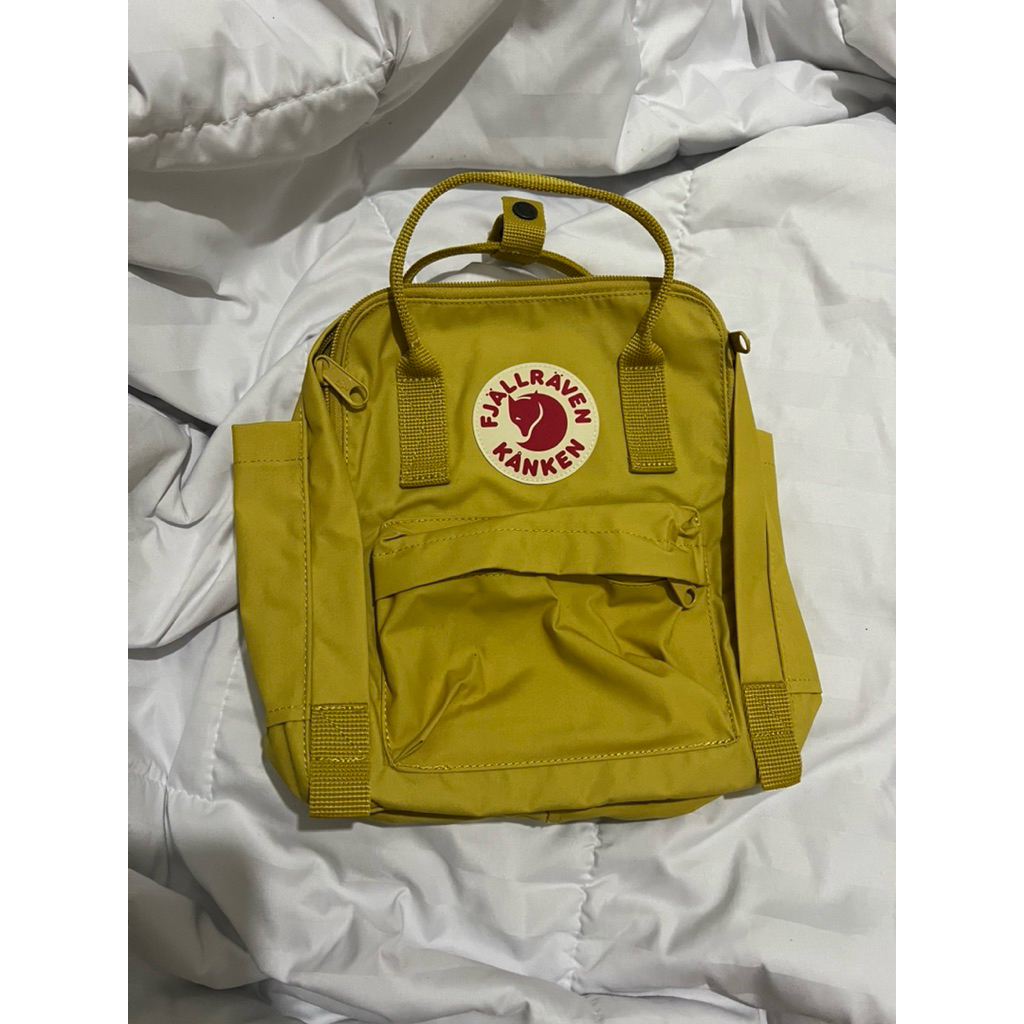 Original Fjallraven Kanken Mini Tas Backpack Tas Ransel  - Kantarell (preloved)