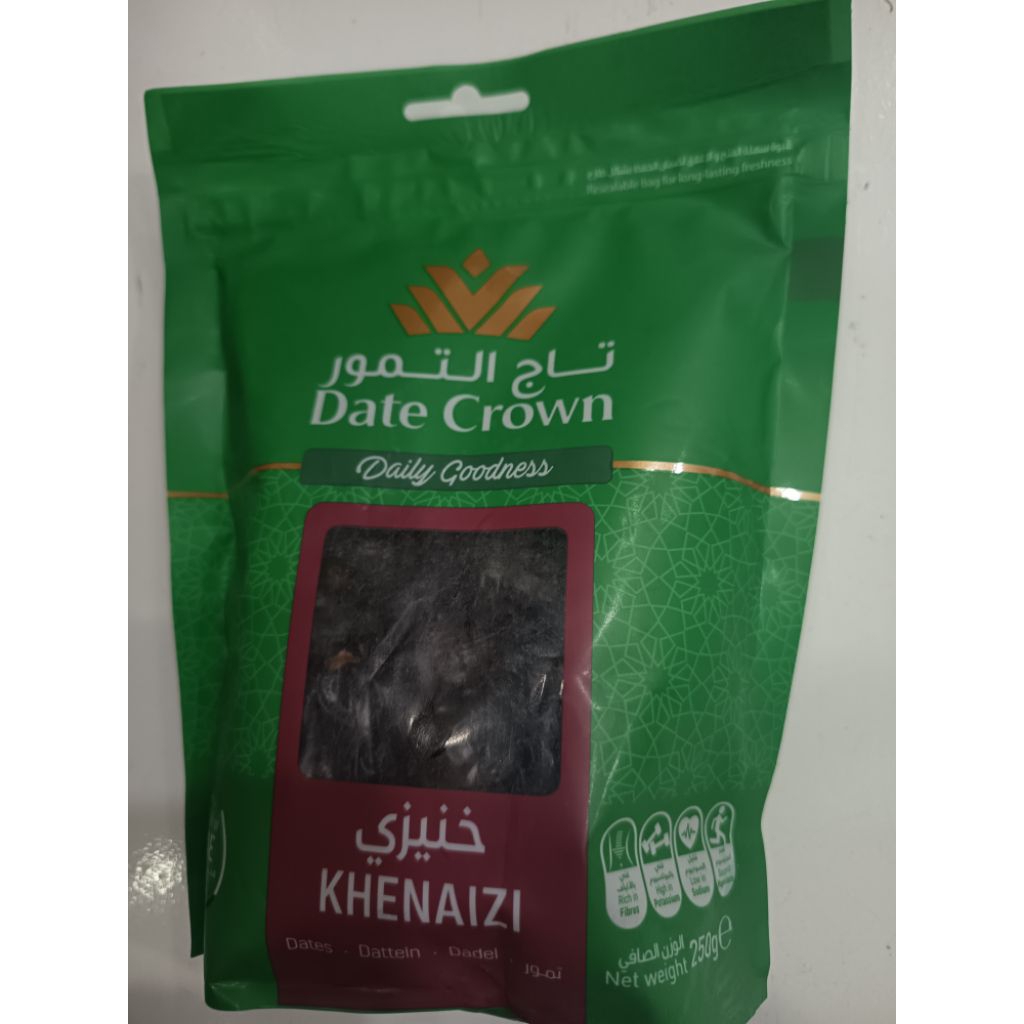 Kurma Date Crown Khenaizi 250 gr