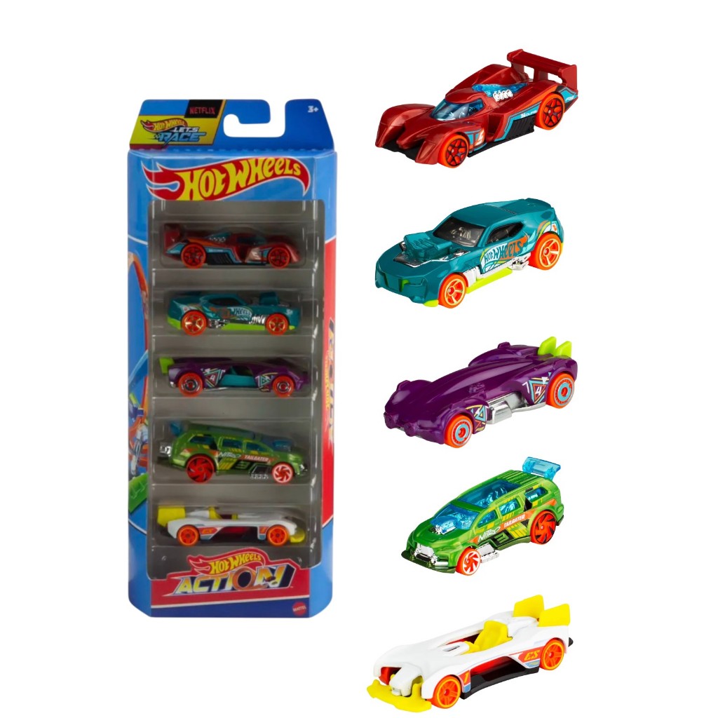 Hot Wheels 5 Pack Action HTV45 Mainan Anak