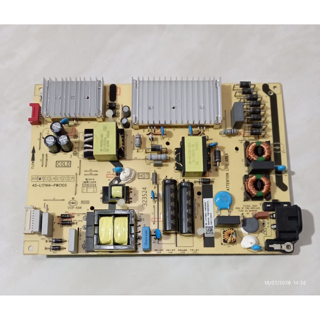PSU POWER SUPPLY REGURATOR MESIN TV TCL 55Q725