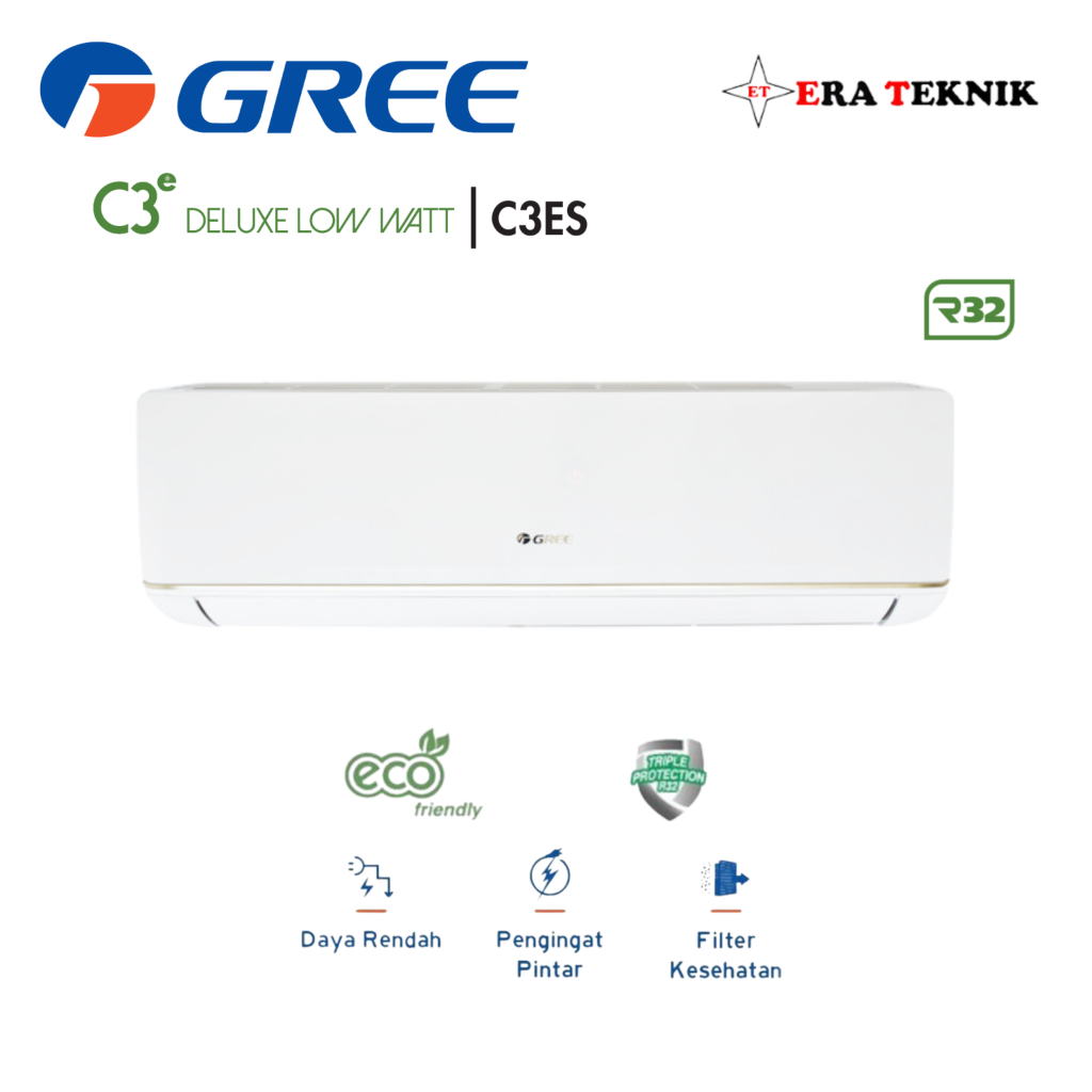AC Split Wall Gree 1/2PK Low Watt GWC-05C3ES