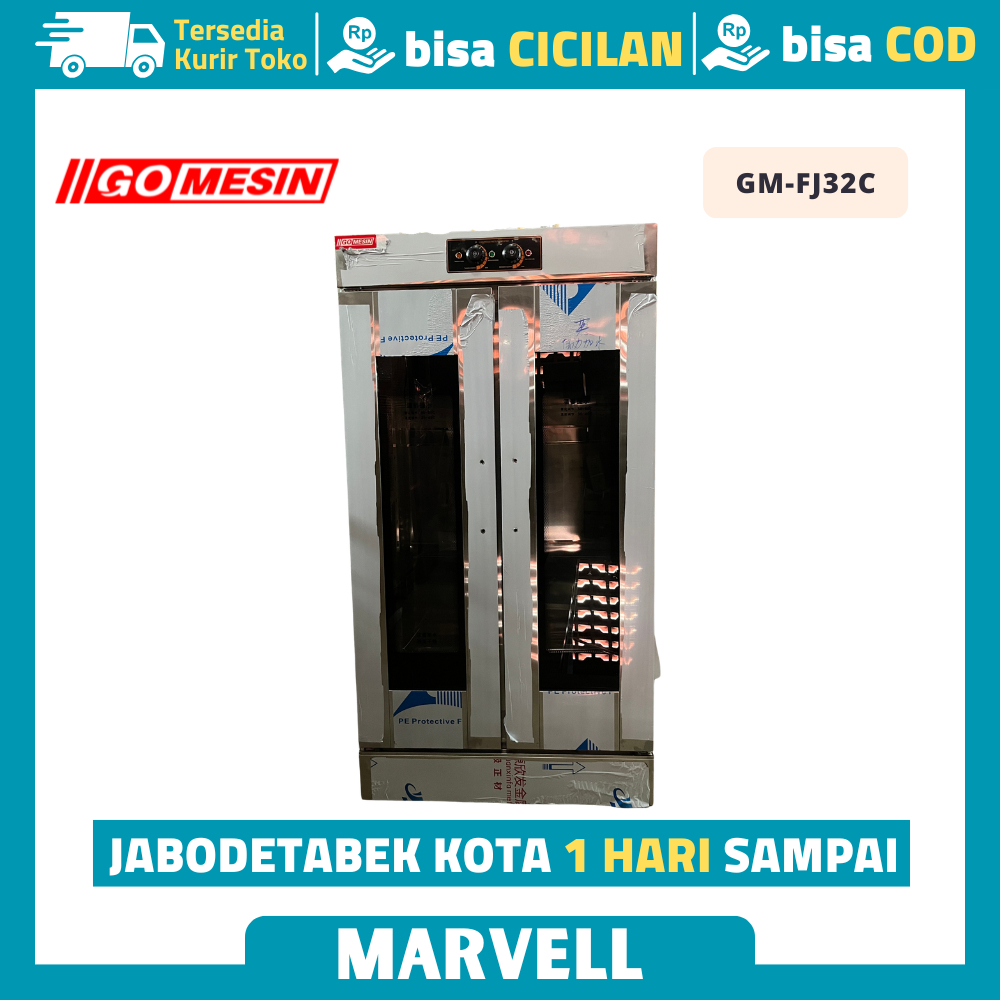 Proofer Listrik Getra Fj-30c Proofer Roti 30 Tray Stainless Garansi Resmi