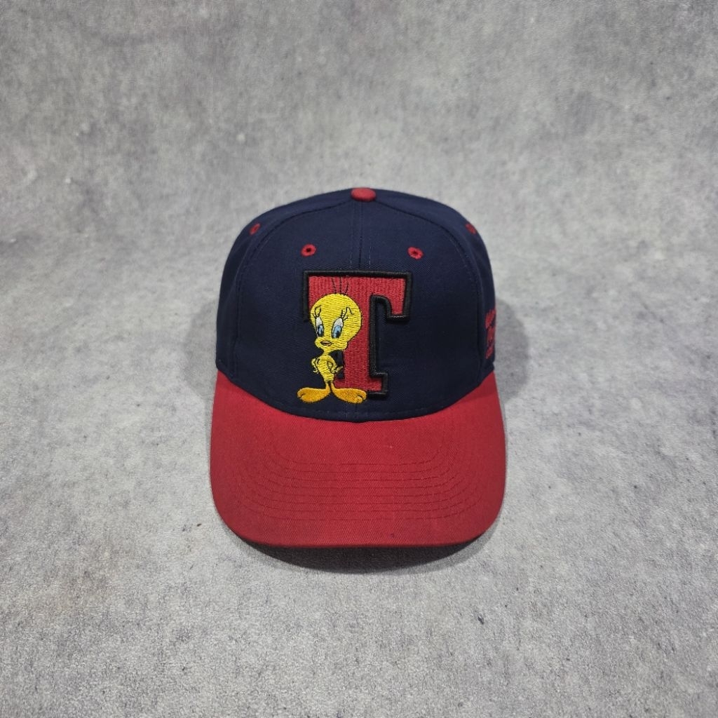 TOPI VINTAGE TWEETY WARNER BROS. MOVIE WORLD GOLD COAST AUSTRALIA SNAPBACK HATS