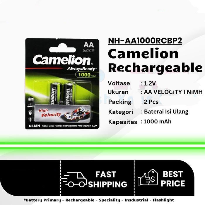 Amino Neutrik - Camelion Velocity Aa 1000 Mah Baterai A2 Velocity