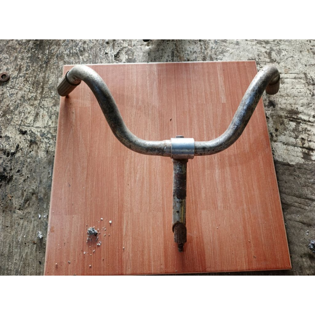 stang stem sepeda mini jadul 16 besi