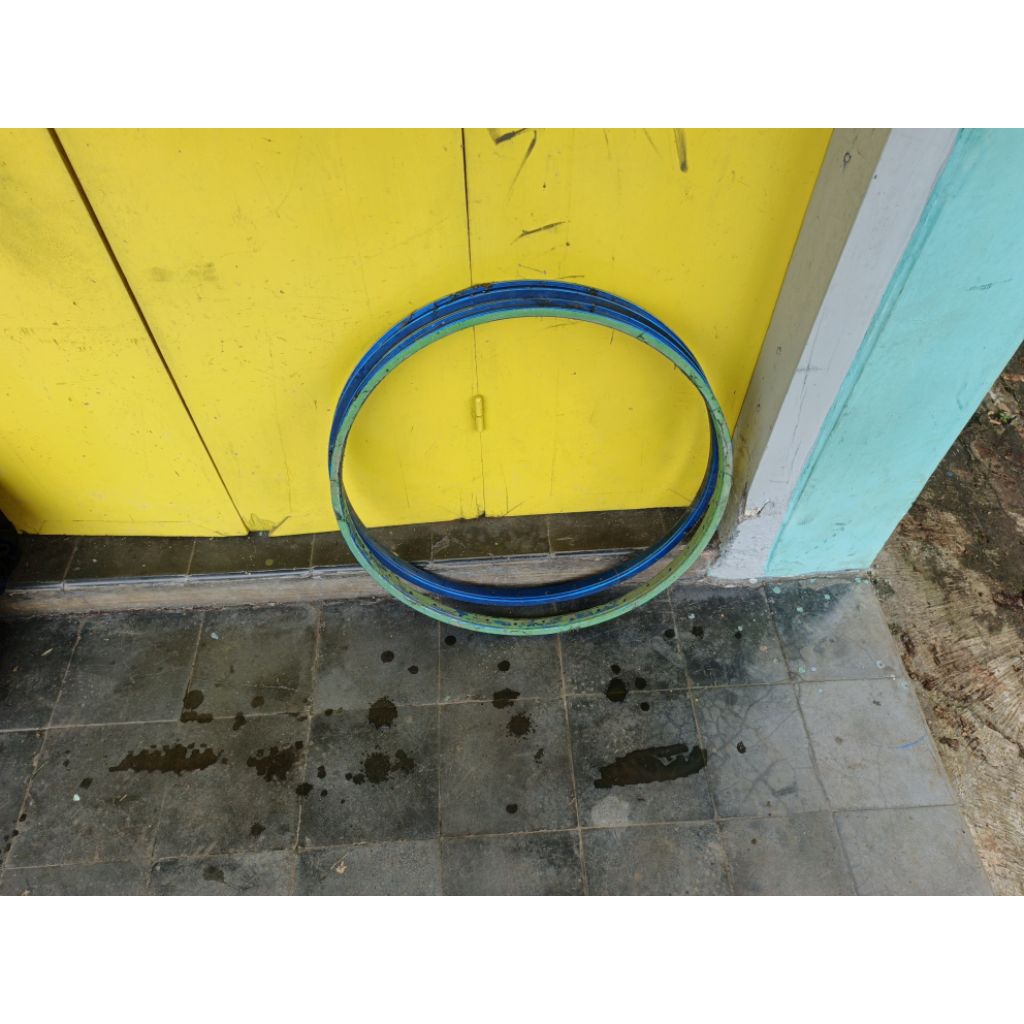 velk sepeda mtb 26 alloy warna biru second