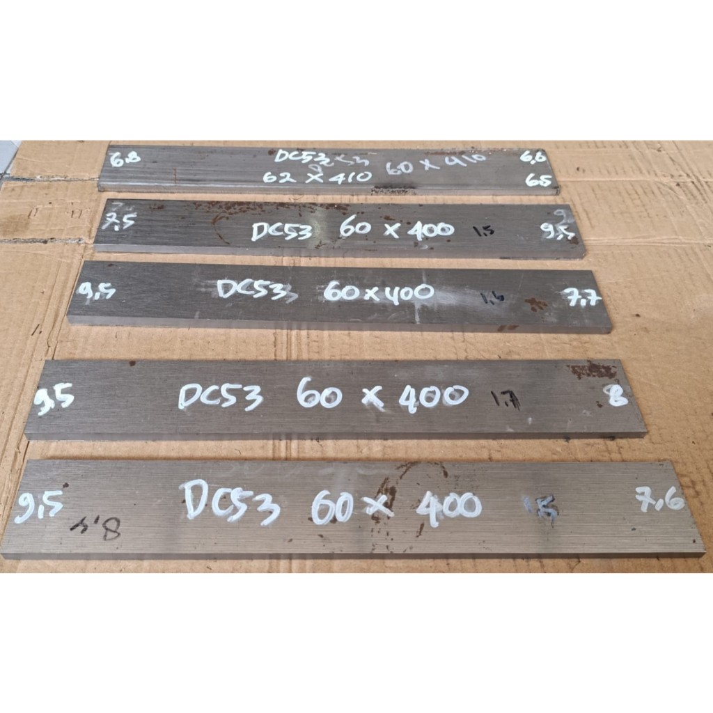 BAHAN BILAH PISAU DC53 68-95X60X400