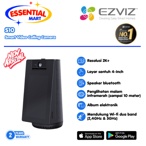 CCTV EZVIZ Smart Video Calling Camera S10 4MP Camera Indoor Wifi
