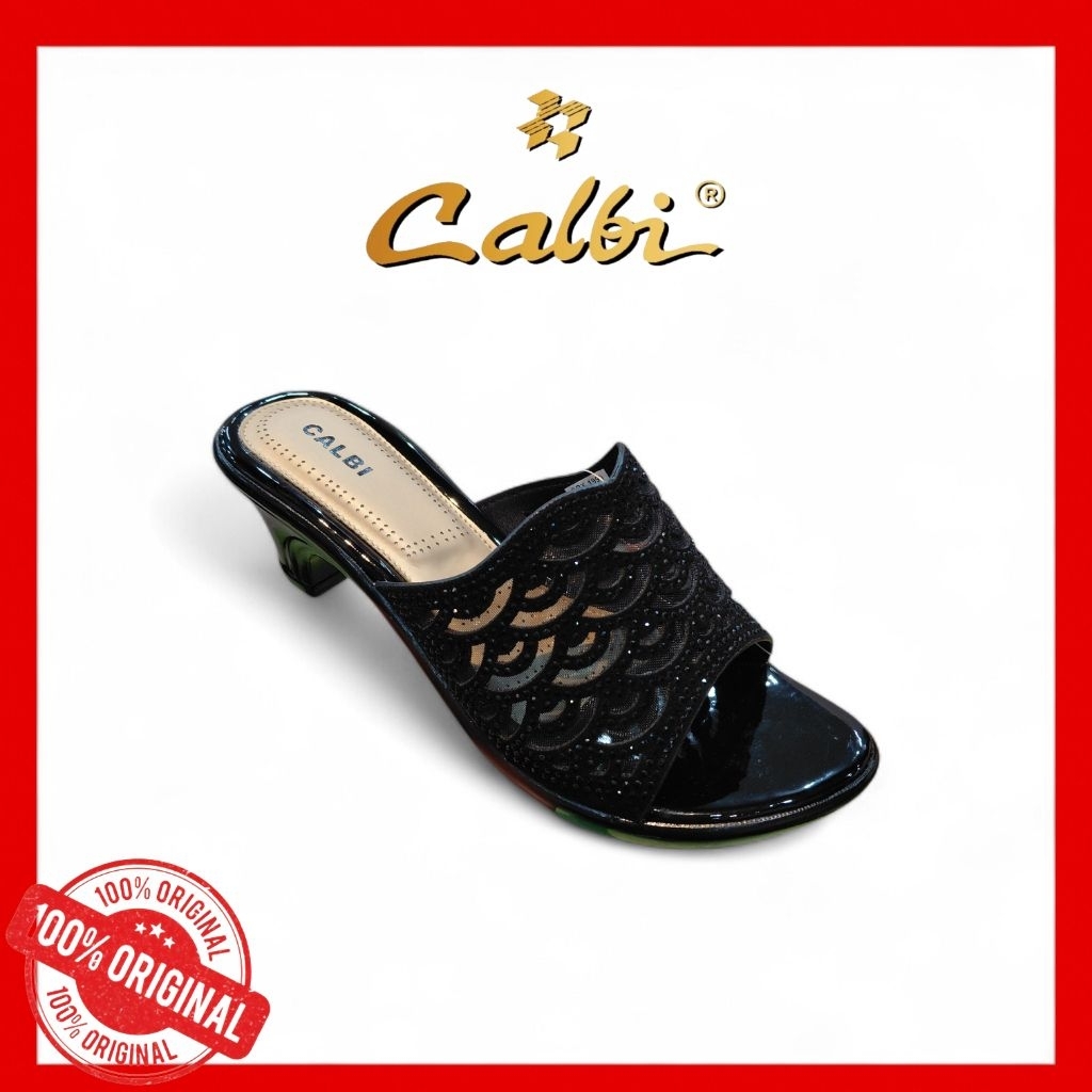 SANDAL CEWEK CALBI CRX 1990 HITAM