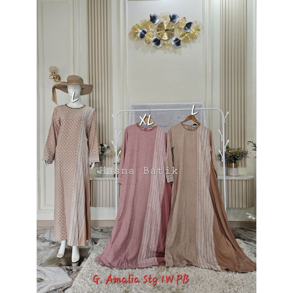 Gamis Luza (G. Amalia Stg 1W PB) Batik Pekalongan
