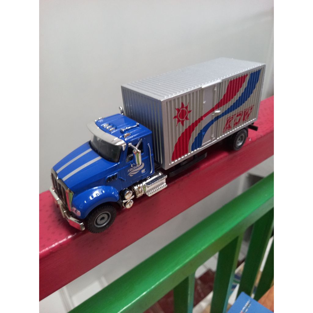 diecast truck box 1:50 miniatur truk oleng full metal besi