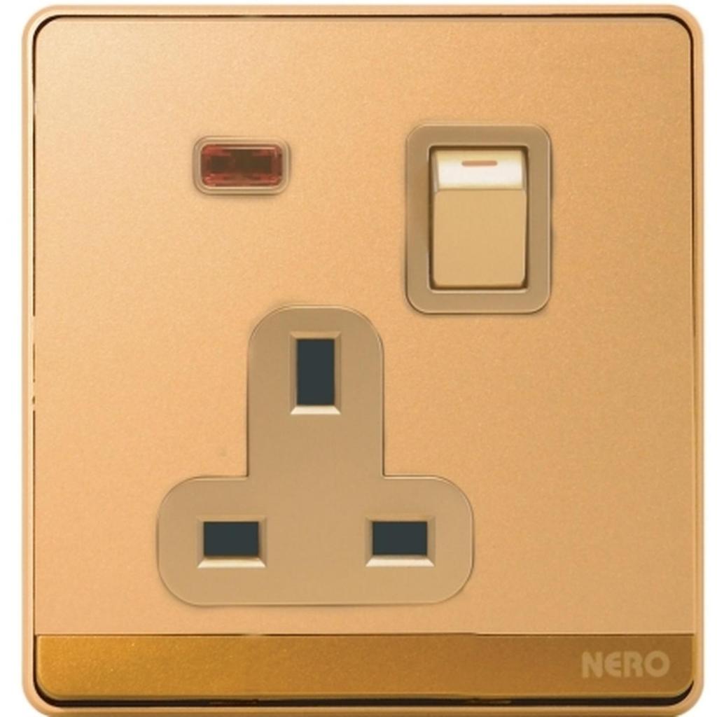 NERO DECORA GOLD STOP KONTAK AC Q71311VD-G