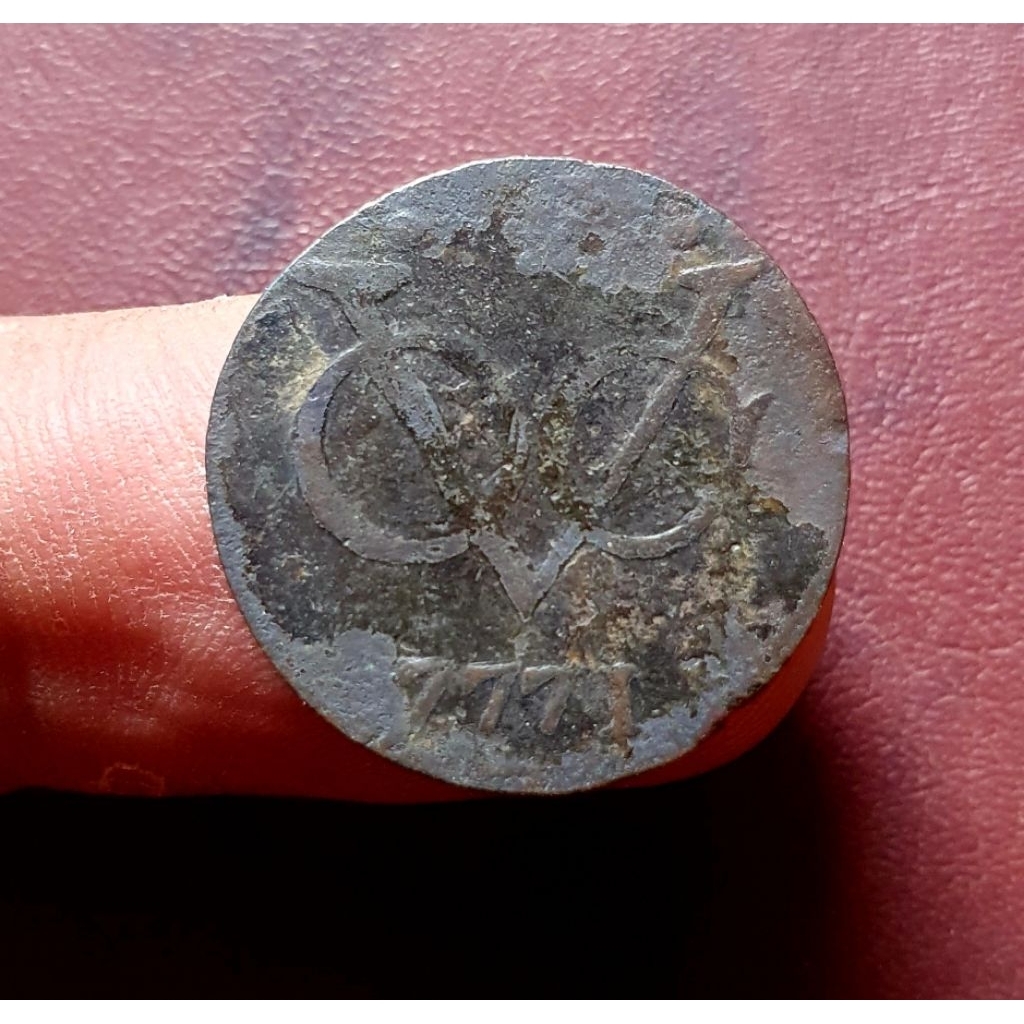 koin salah cetak tahun terbalik 1 duit 7771 west friesland langka