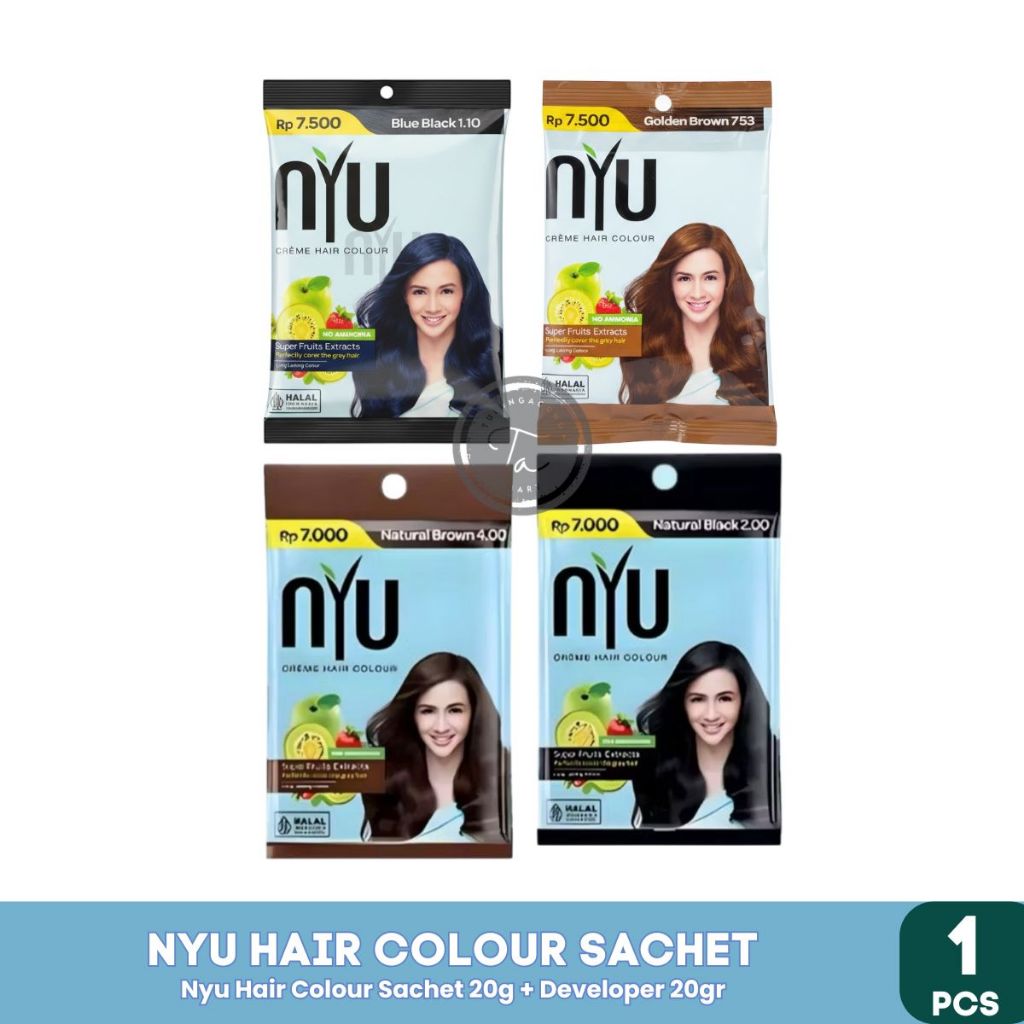 PROMO!! NYU Cream Hair Colour Sachet / Nyu Hair Color