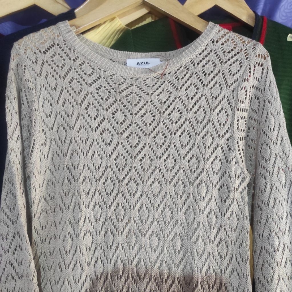 DRESS KNIT KATBOL AZUL BY MOUSSY