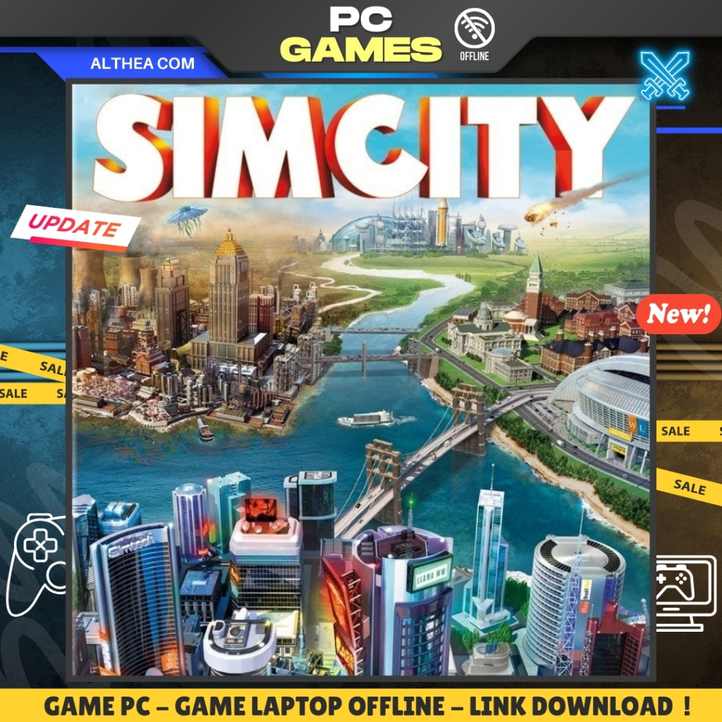 SIMCITY (2013) - CITY BUILDER - SIMULATION - MANAGEMENT - GAME PC / LAPTOP - OFFLINE