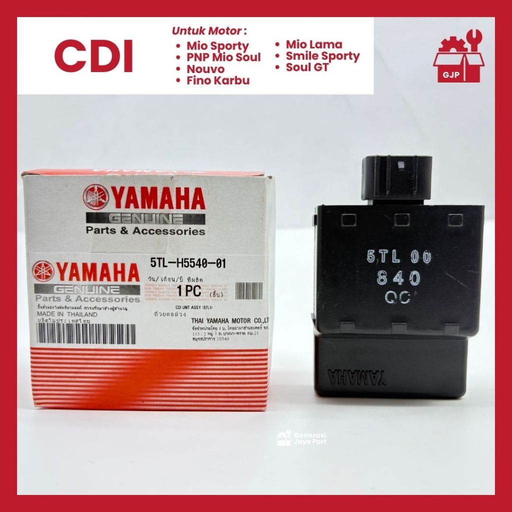 Unit Comp CDI 5TL-H5540-01 CDI Pengapian Mio Sporty Pnp Mio Soul Nouvo Fino Karbu Mio Lama Smile Spo