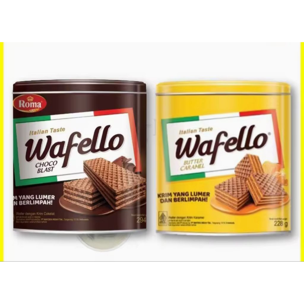 Wafello Wafer Choco Blast Kaleng 234 g