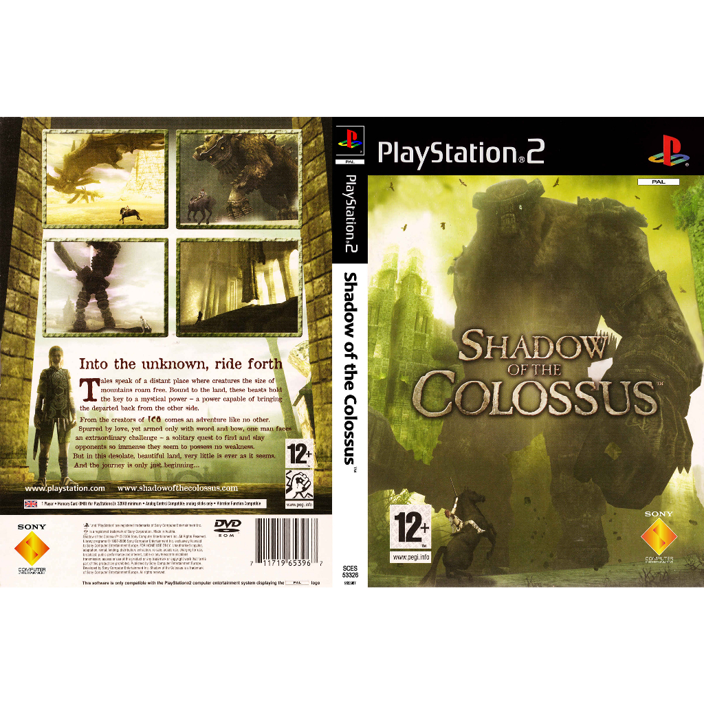 KASET GAME PLAYSTATION 2 - SHADOW OF THE COLOSSUS