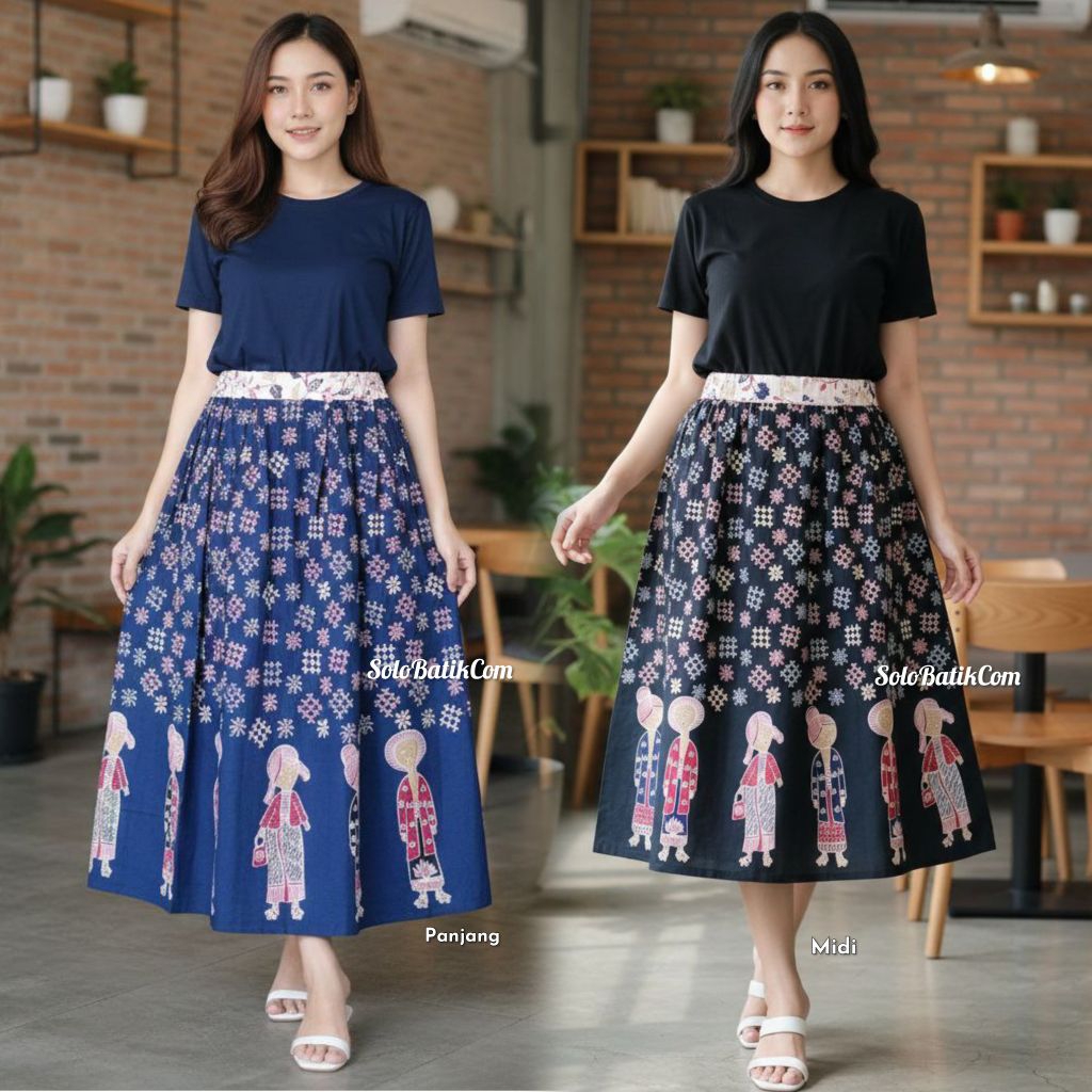 ROK BATIK WANITA ARIMBI BAWAHAN BATIK SOLO