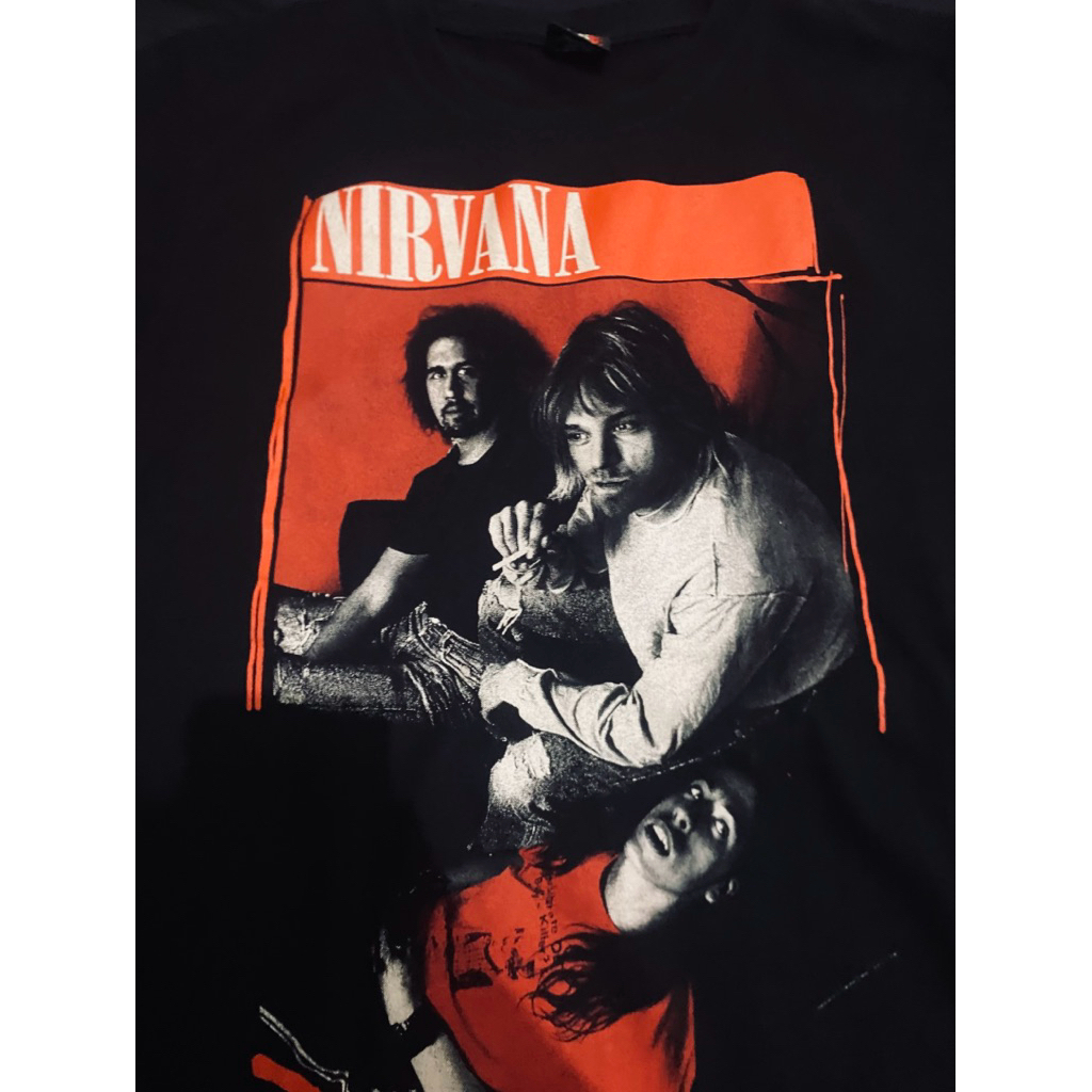 kaos Band Nirvana Vintage
