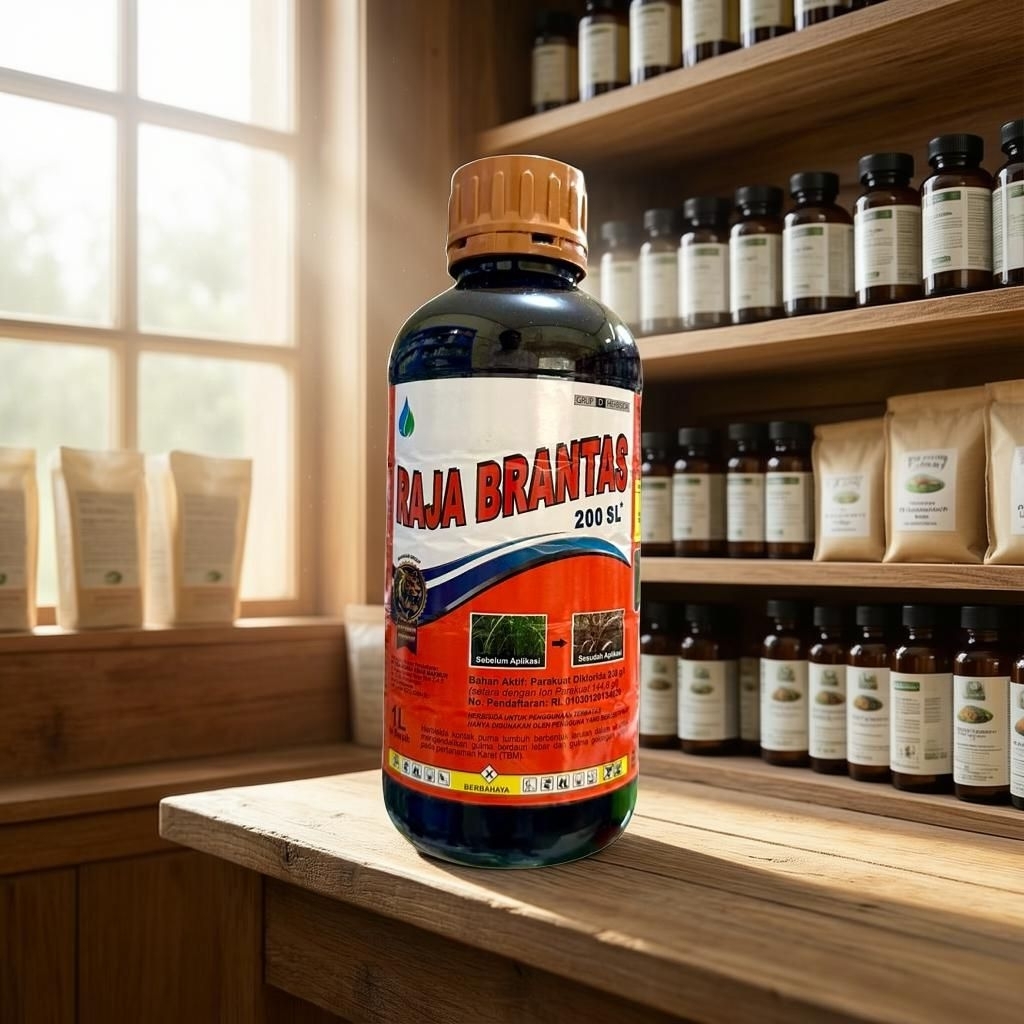 Herbisida RAJA BRANTAS 200SL 1 Liter - Herbisida Kontak Raja Brantas