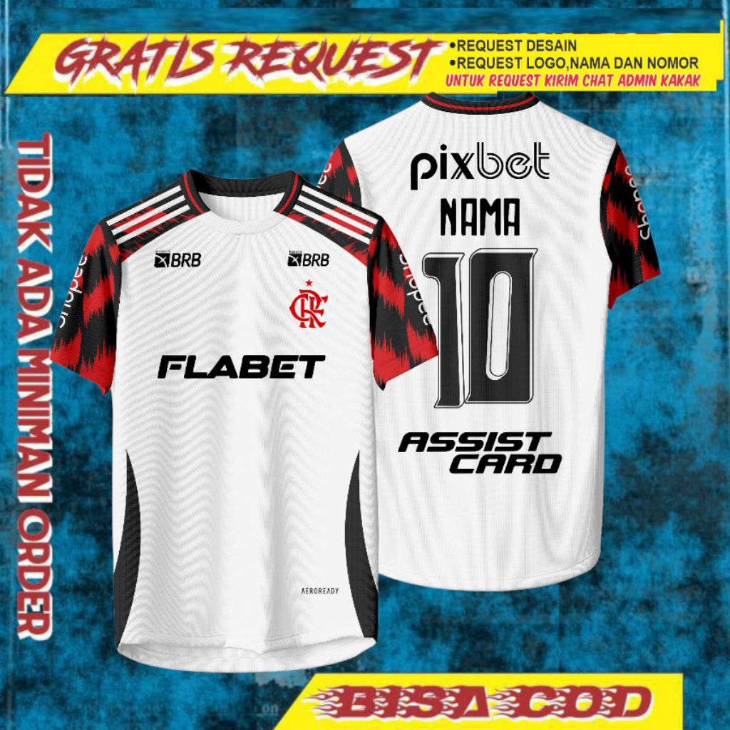 JERSEY FLAMENGO AWAY 2025 gratis request