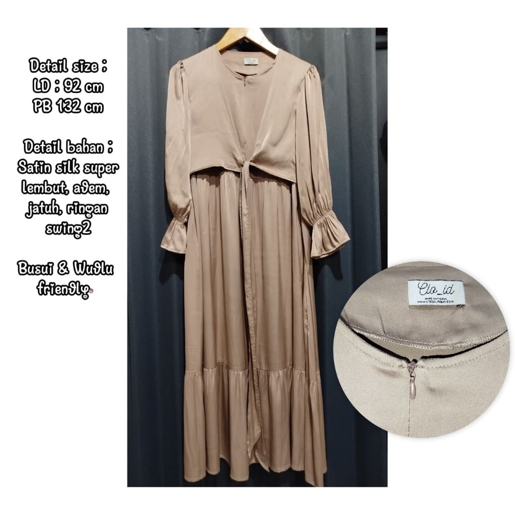Preloved Dress pribadi ZOYA, CLO.ID, SLEVINA DLL