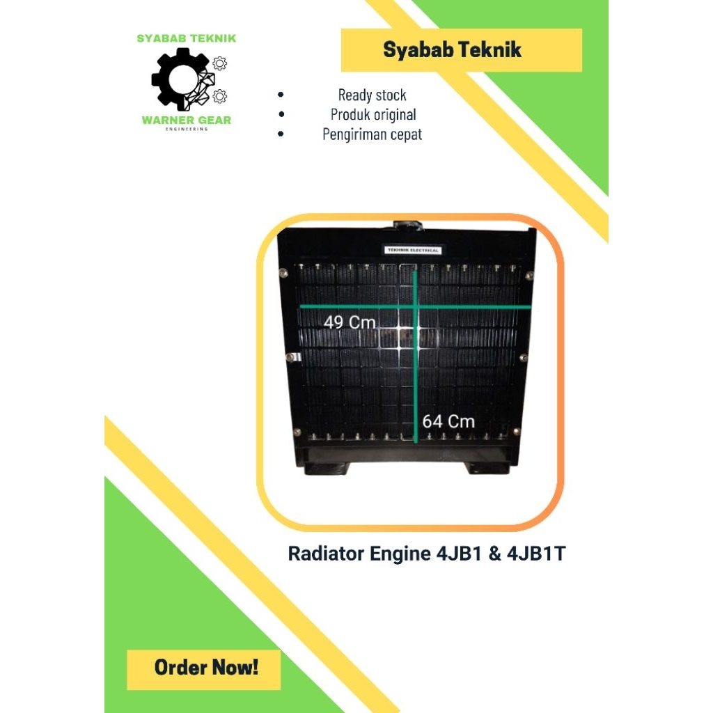 Radiator Engine 4JB1 & 4JB1T