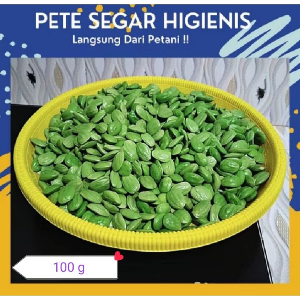 pete kupas murah 100 g. pete kupas tua 100 g.