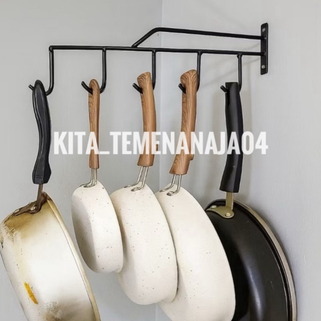rak panci gantungan panci tempat panci gantung rak wajan rak serbaguna