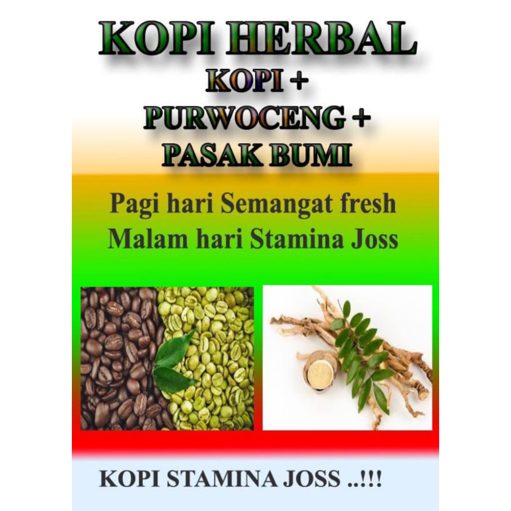 Kopi herbal pasak bumi