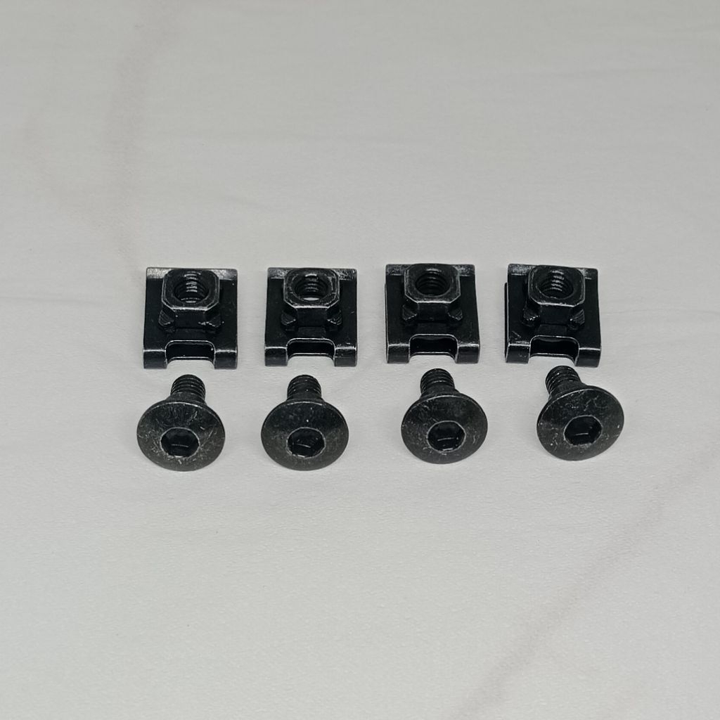 BAUT DAN KLIP batok lampu depan crf 150 Honda original 4 SET baut L