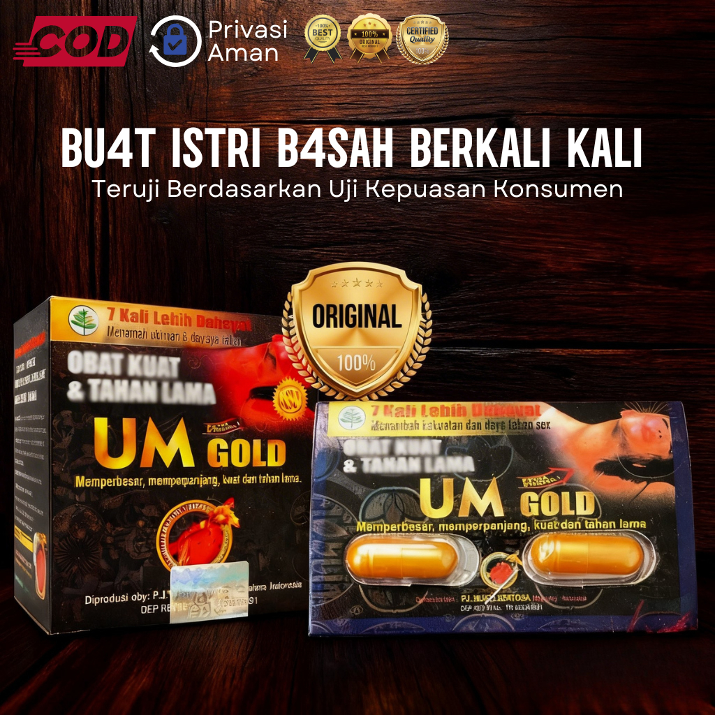 UM GOLD KAPSUL BLISTER | Urat Madu Gold Original 100% Kapsul | UM Gold Blister | Urat Madu 100% Orig