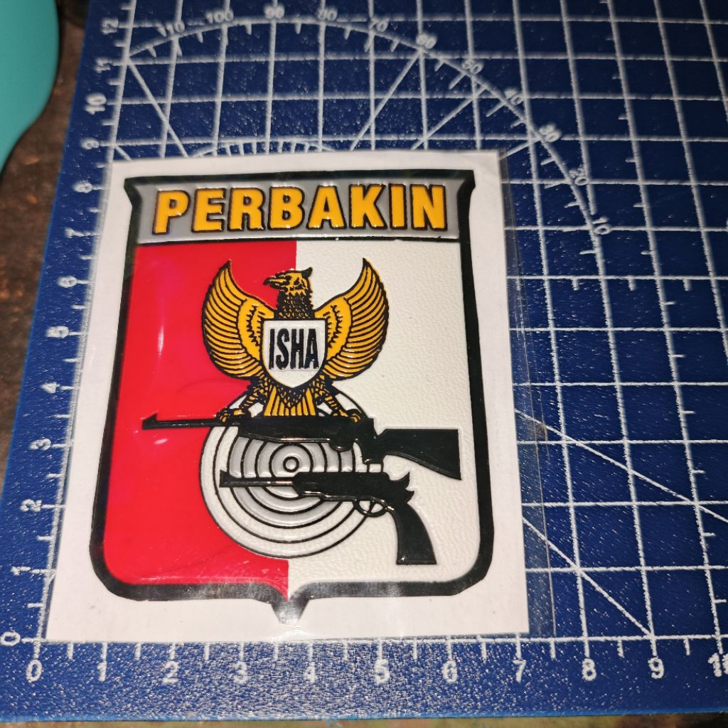 stiker embos/stiker timbul/logo perbakin