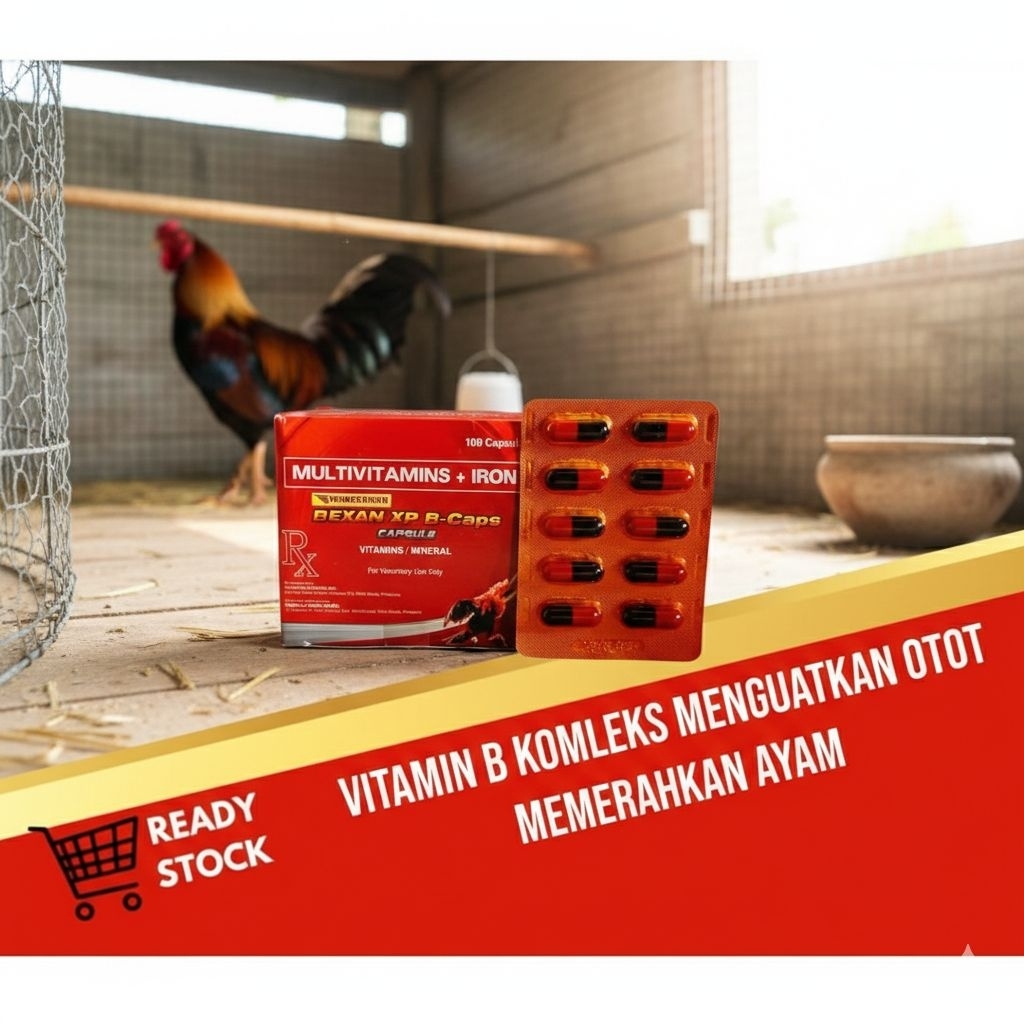 BEXAN CAPSULE DOPING AYAM ISI 10 TABLET