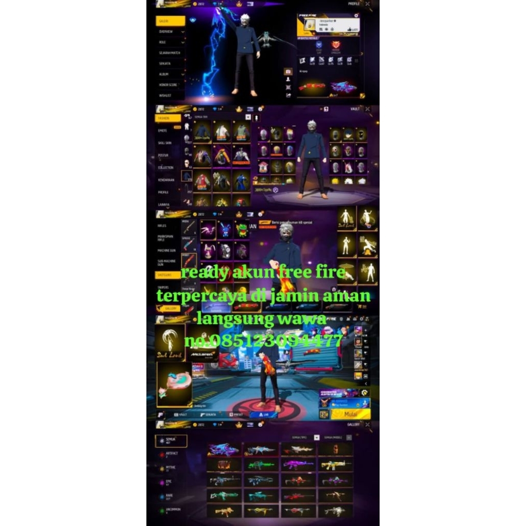 ready akun free fire