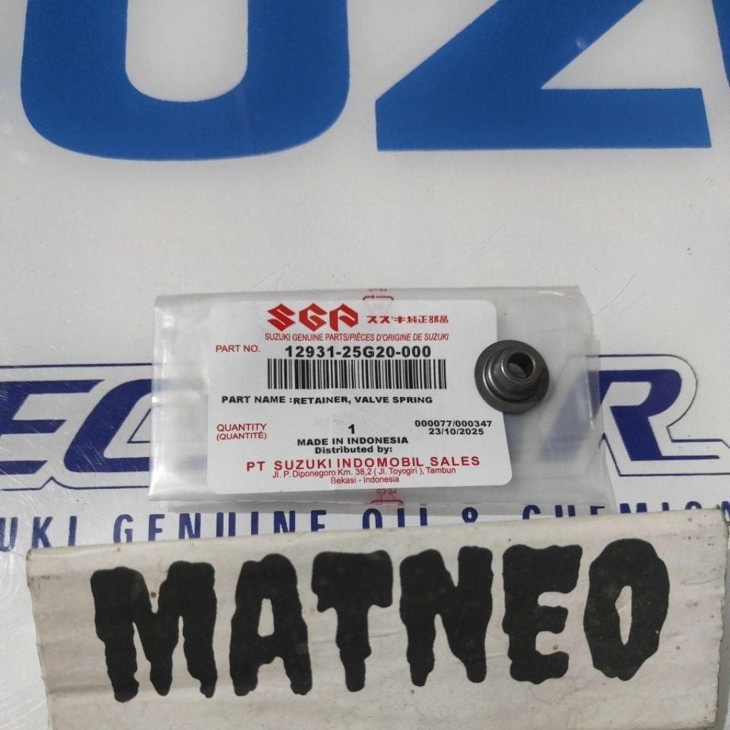 topi kuku klep atas satria Fu 150 karbu gsx 150 R S bandit ring per klep atas retaniner original SGP