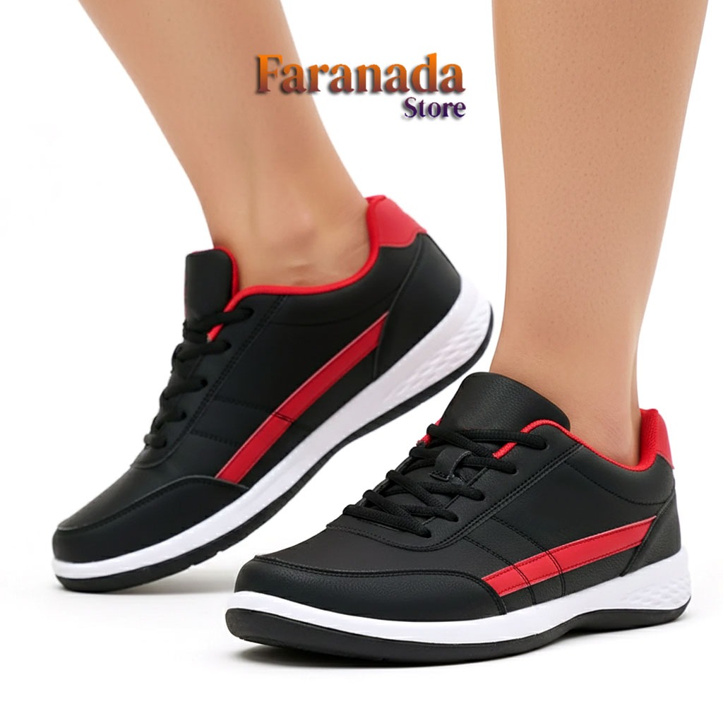 Sepatu Kenzo Pria wanita Sneakers Sports Tali HR01