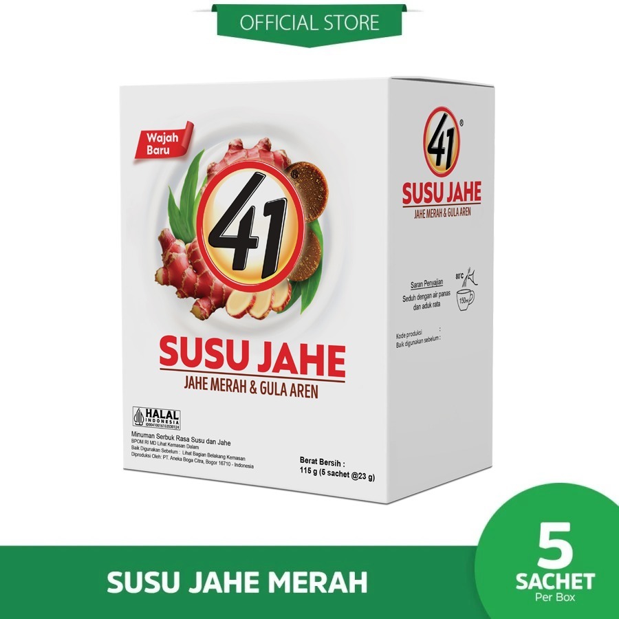 Susu Jahe Merah 41 BOX (5 Sachet)