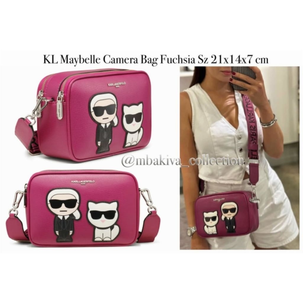 KL Maybelle Camera Bag Fuchsia