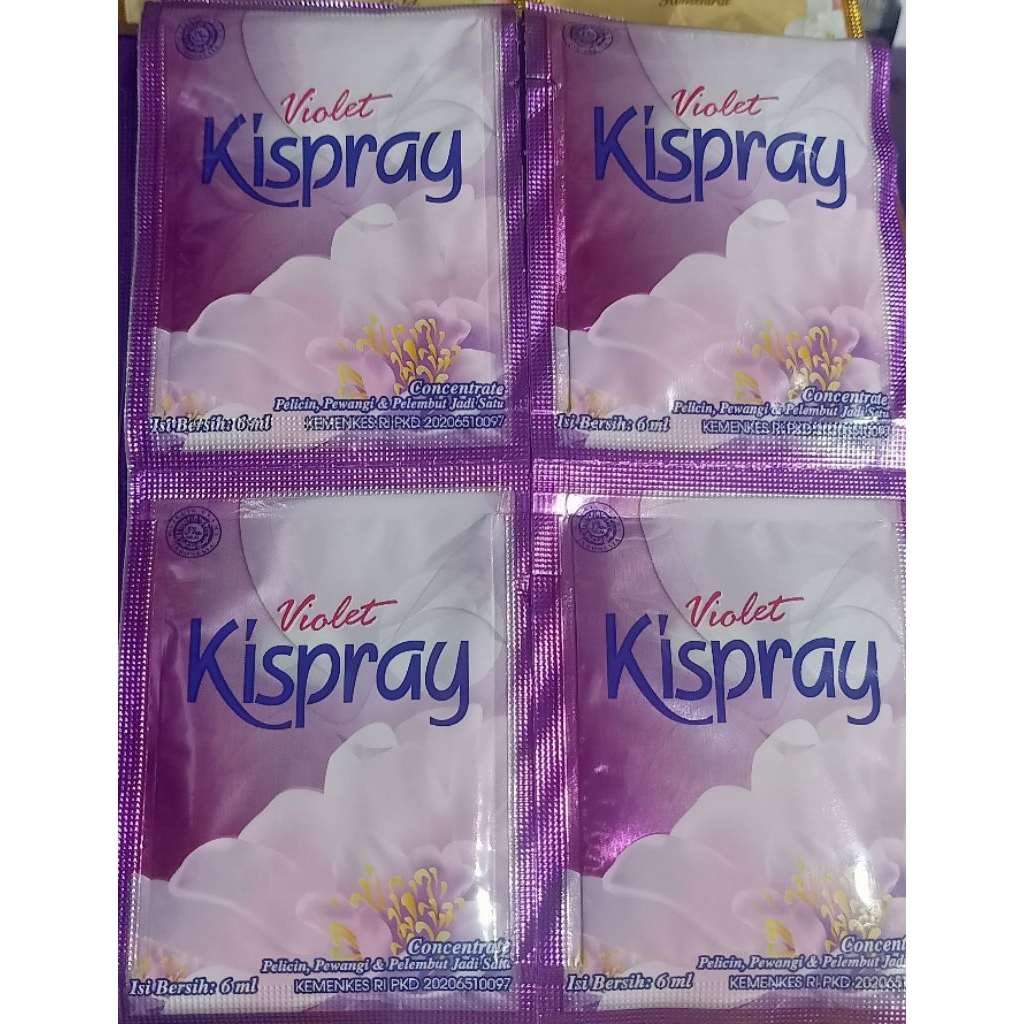 kispray renceng sachet gold / violet / amoris