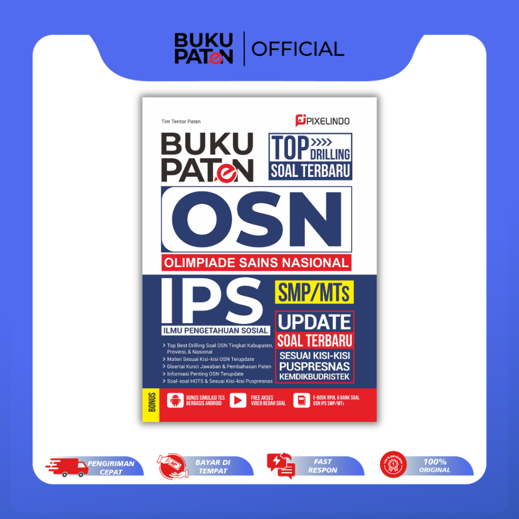 BUKU PATEN Olimpiade Sains Nasional IPS SMP/MTS (OSN IPS SMP)