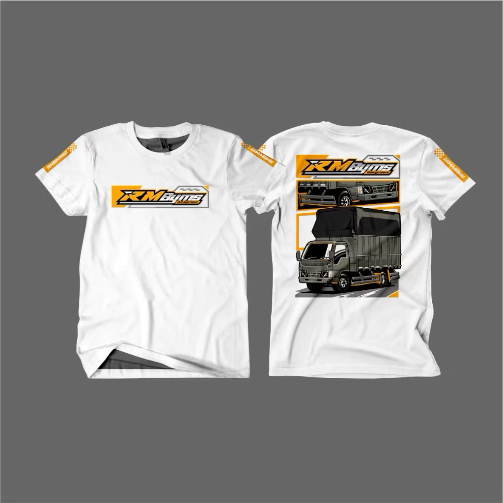 Kaos Truk RM Banyumas  Kaos Distro Truck Driver Katun Combed 24s Premium Terbaik | Unisex