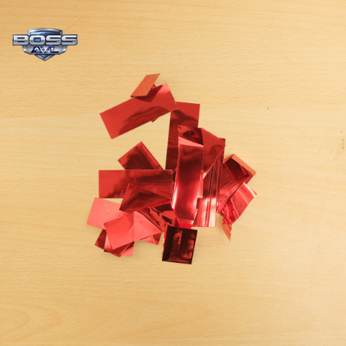 Kertas Confetti / Confetti Paper 1kg – Red Metallic (Merah Mengkilap)