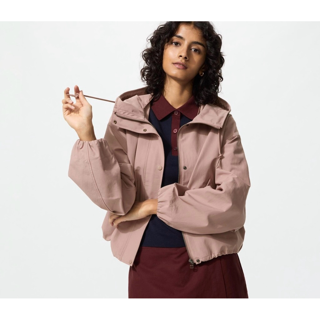 Uniqlo Cotton Blend Short Parka