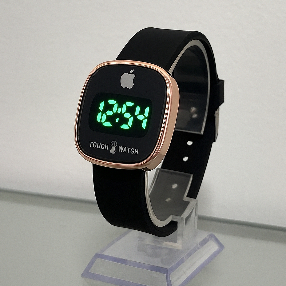 jam tangan digital wanita pria led anti air murah